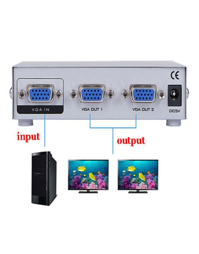 VGA-2002 2 PORT 200MHZ 1920X1440 VGA ÇOKLAYICI